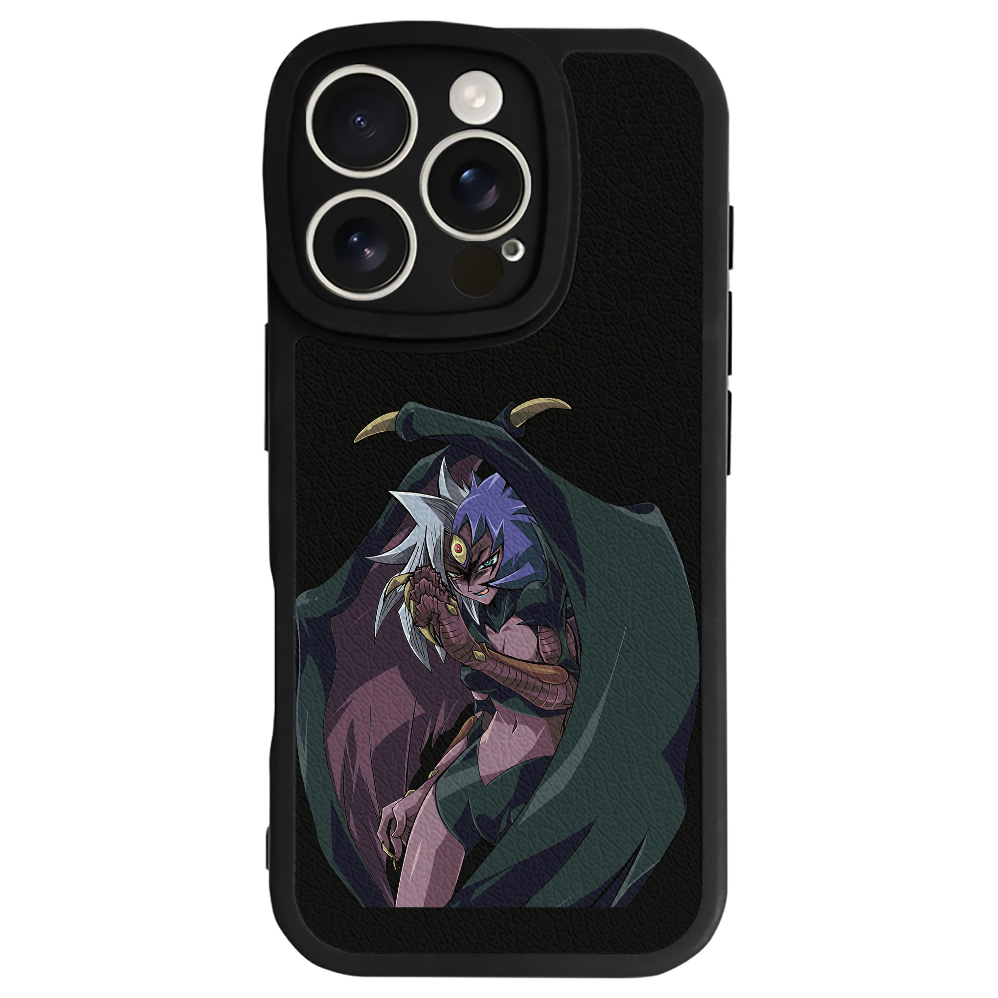 （画像用） 遊☆戯☆王 Yu-Gi-Oh! 【iPhone 16シリーズ対応】シリコンスマホケース（レザー調） 材質：シリコン